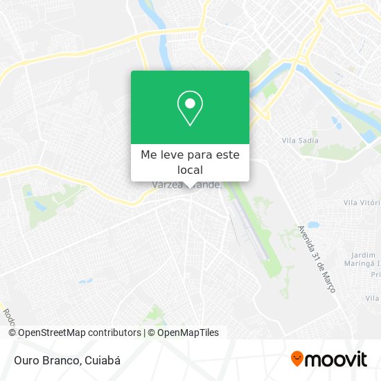 Ouro Branco mapa
