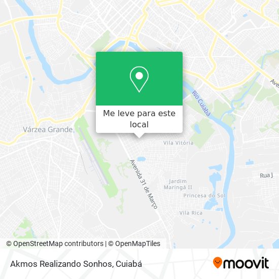 Akmos Realizando Sonhos mapa