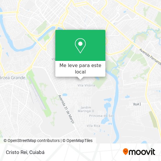 Cristo Rei mapa