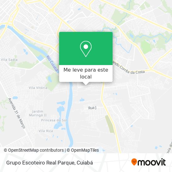 Grupo Escoteiro Real Parque mapa