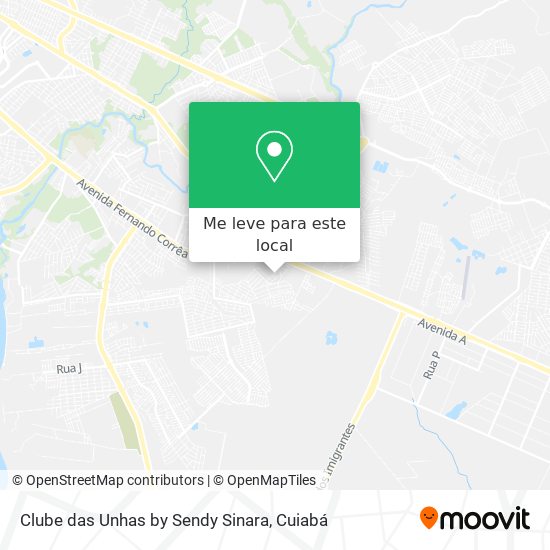 Clube das Unhas by Sendy Sinara mapa