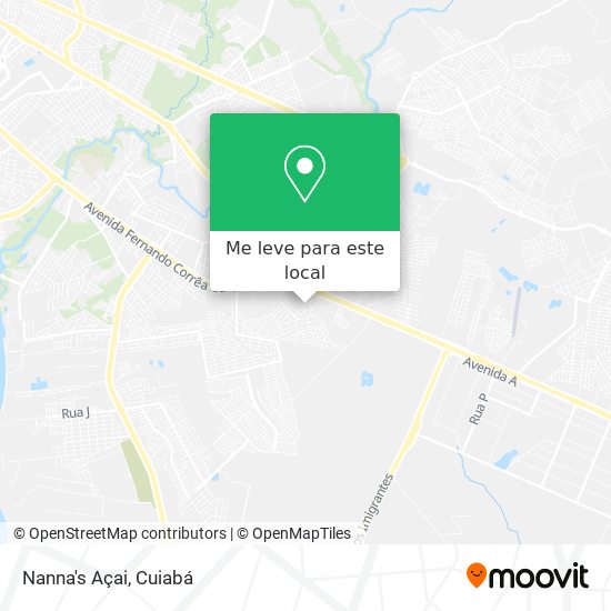 Nanna's Açai mapa