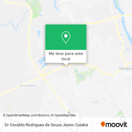 Dr Osvaldo Rodrigues de Souza Júnior mapa