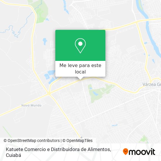 Katuete Comercio e Distribuidora de Alimentos mapa