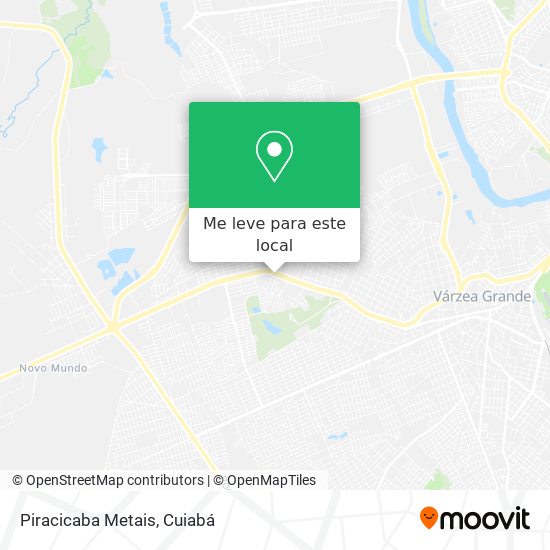 Piracicaba Metais mapa