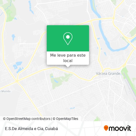 E.S.De Almeida e Cia mapa