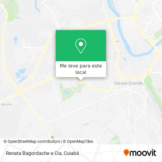 Renata Bagordache e Cia mapa