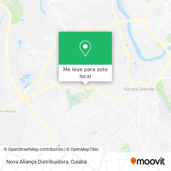 Nova Aliança Distribuidora mapa