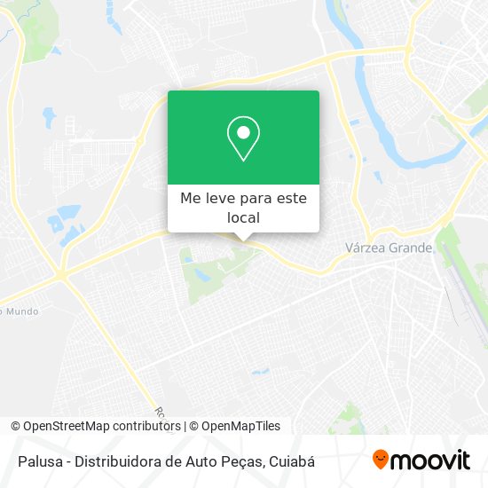 Palusa - Distribuidora de Auto Peças mapa