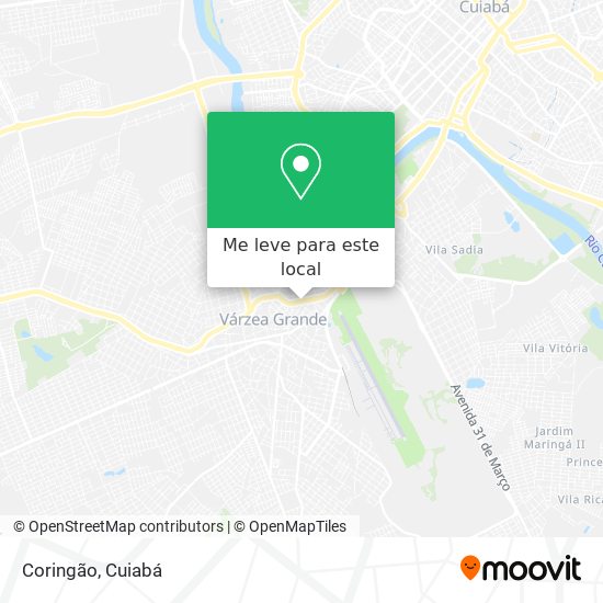 Coringão mapa