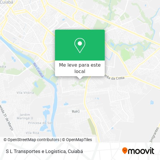 S L Transportes e Logistica mapa