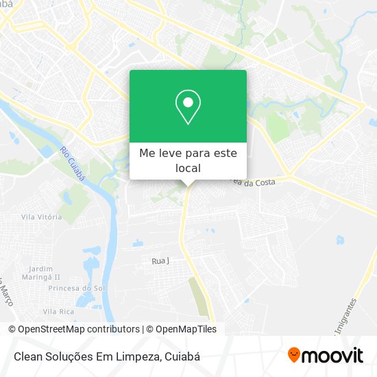 Clean Soluções Em Limpeza mapa