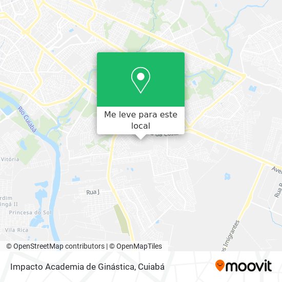 Impacto Academia de Ginástica mapa