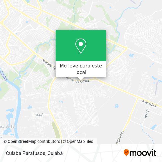 Cuiaba Parafusos mapa