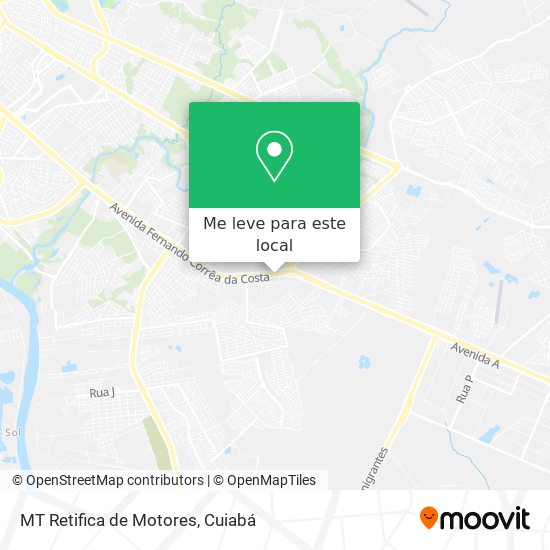 MT Retifica de Motores mapa