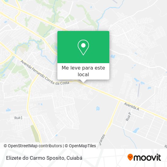 Elizete do Carmo Sposito mapa