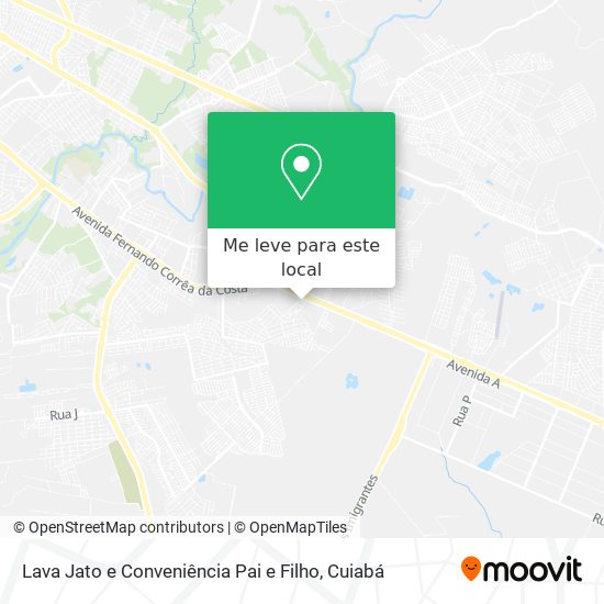 Lava Jato e Conveniência Pai e Filho mapa