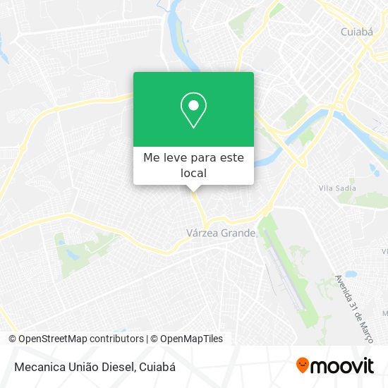 Mecanica União Diesel mapa
