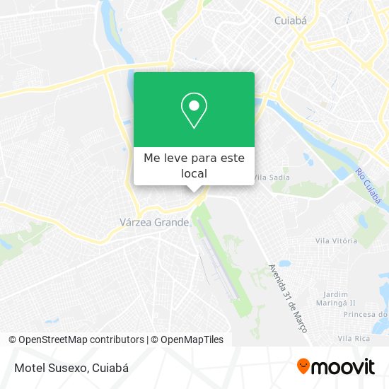 Motel Susexo mapa