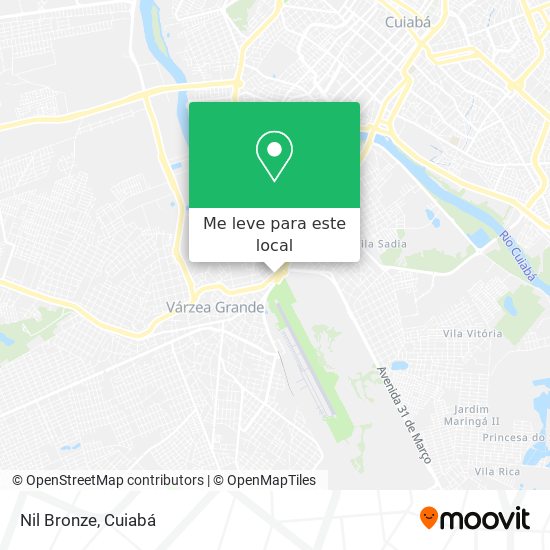 Nil Bronze mapa