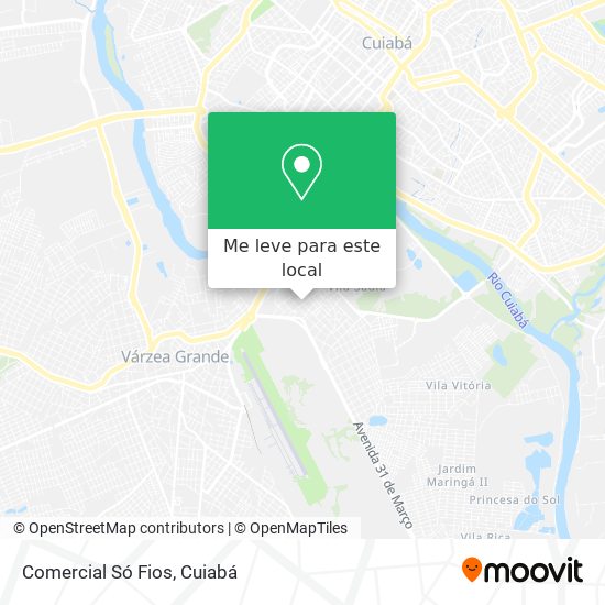 Comercial Só Fios mapa