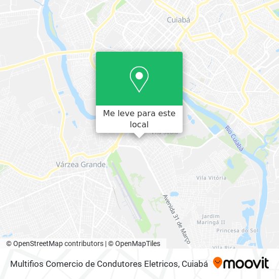Multifios Comercio de Condutores Eletricos mapa