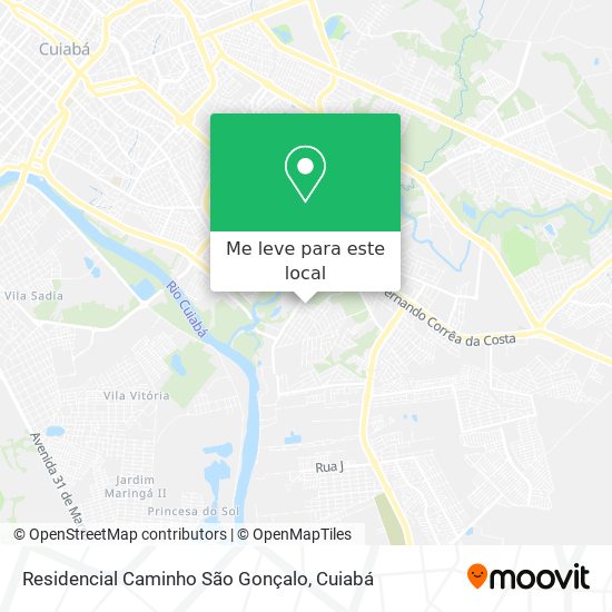 Residencial Caminho São Gonçalo mapa