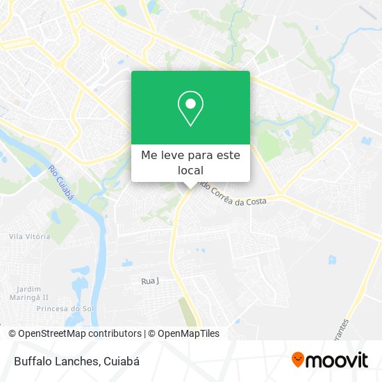 Buffalo Lanches mapa