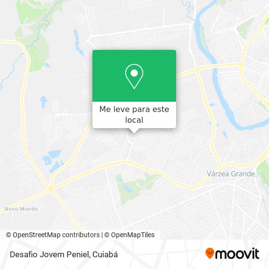 Desafio Jovem Peniel mapa