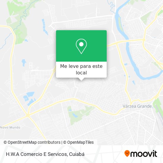 H.W.A Comercio E Servicos mapa