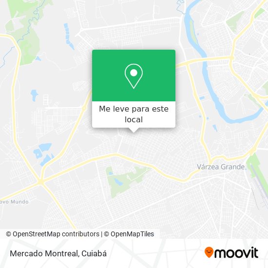 Mercado Montreal mapa