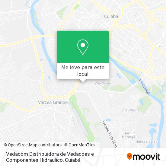 Vedacom Distribuidora de Vedacoes e Componentes Hidraulico mapa