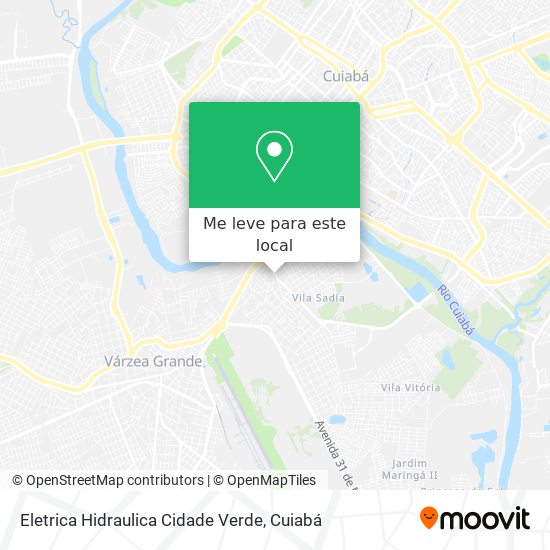 Eletrica Hidraulica Cidade Verde mapa