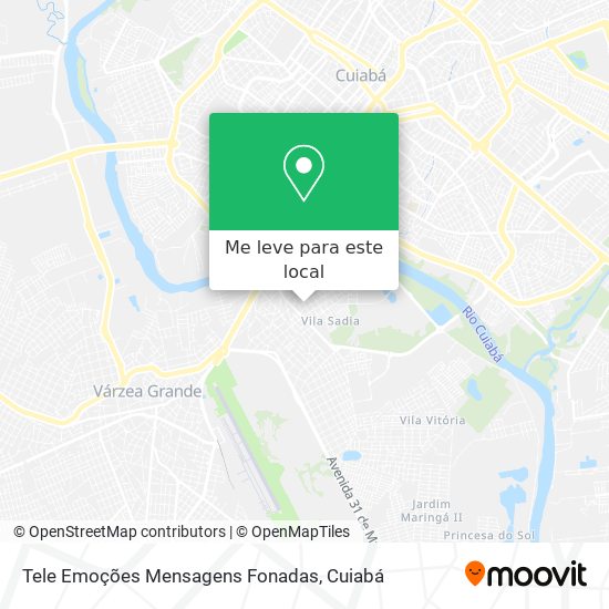 Tele Emoções Mensagens Fonadas mapa