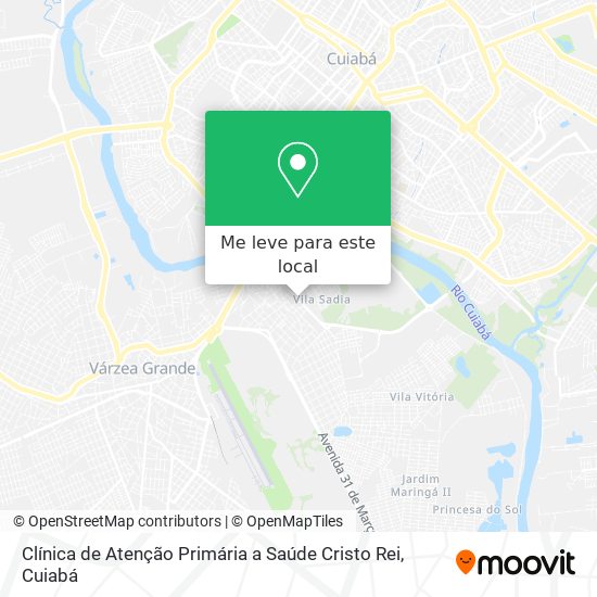 Clínica de Atenção Primária a Saúde Cristo Rei mapa