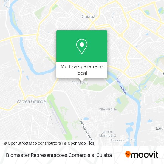 Biomaster Representacoes Comerciais mapa