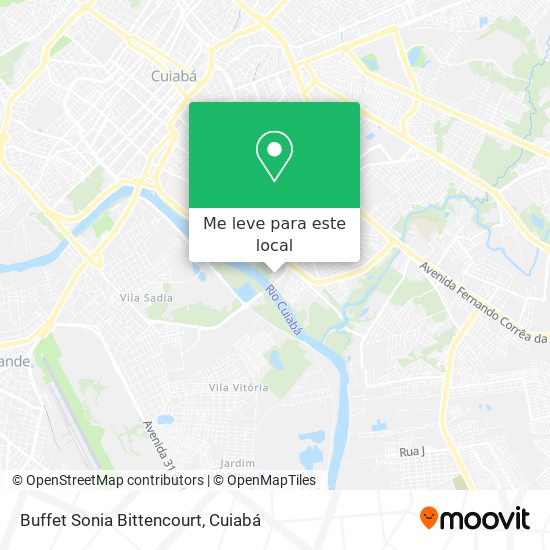 Buffet Sonia Bittencourt mapa