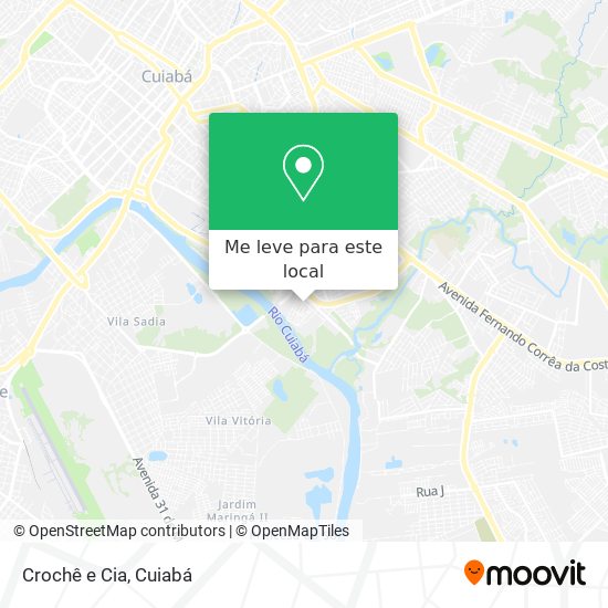 Crochê e Cia mapa