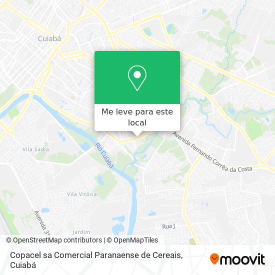 Copacel sa Comercial Paranaense de Cereais mapa