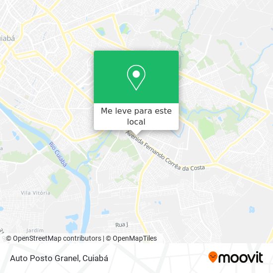 Auto Posto Granel mapa
