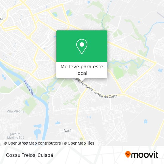 Cossu Freios mapa