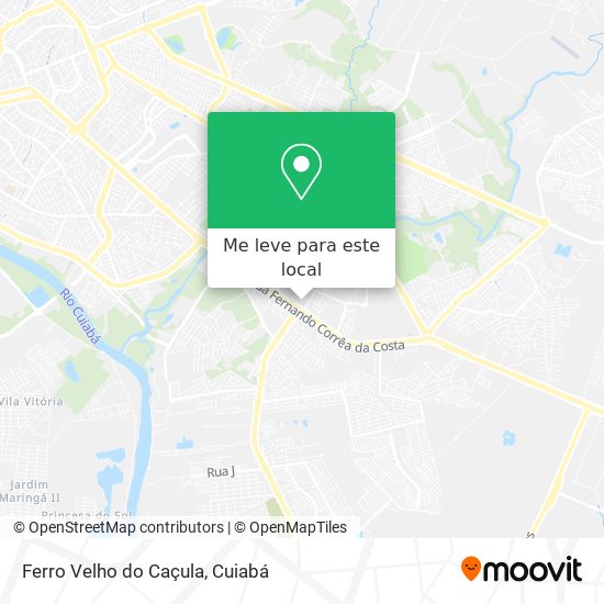 Ferro Velho do Caçula mapa