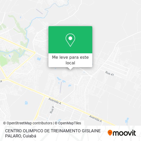 CENTRO OLIMPICO DE TREINAMENTO GISLAINE PALARO mapa