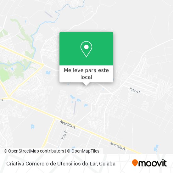 Criativa Comercio de Utensilios do Lar mapa