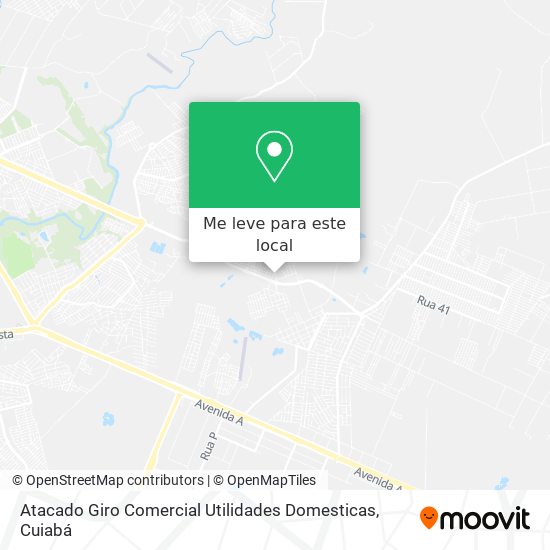 Atacado Giro Comercial Utilidades Domesticas mapa