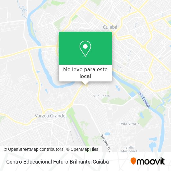 Centro Educacional Futuro Brilhante mapa