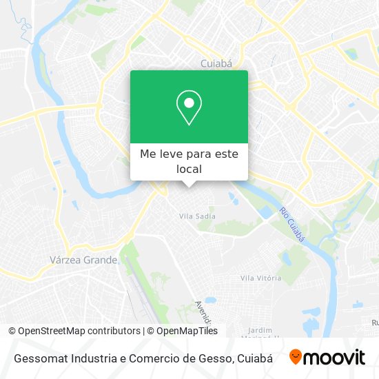 Gessomat Industria e Comercio de Gesso mapa