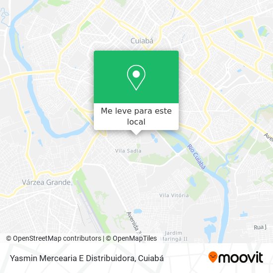 Yasmin Mercearia E Distribuidora mapa