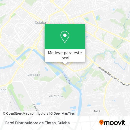Carol Distribuidora de Tintas mapa