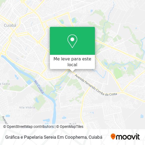 Gráfica e Papelaria Sereia Em Coophema mapa